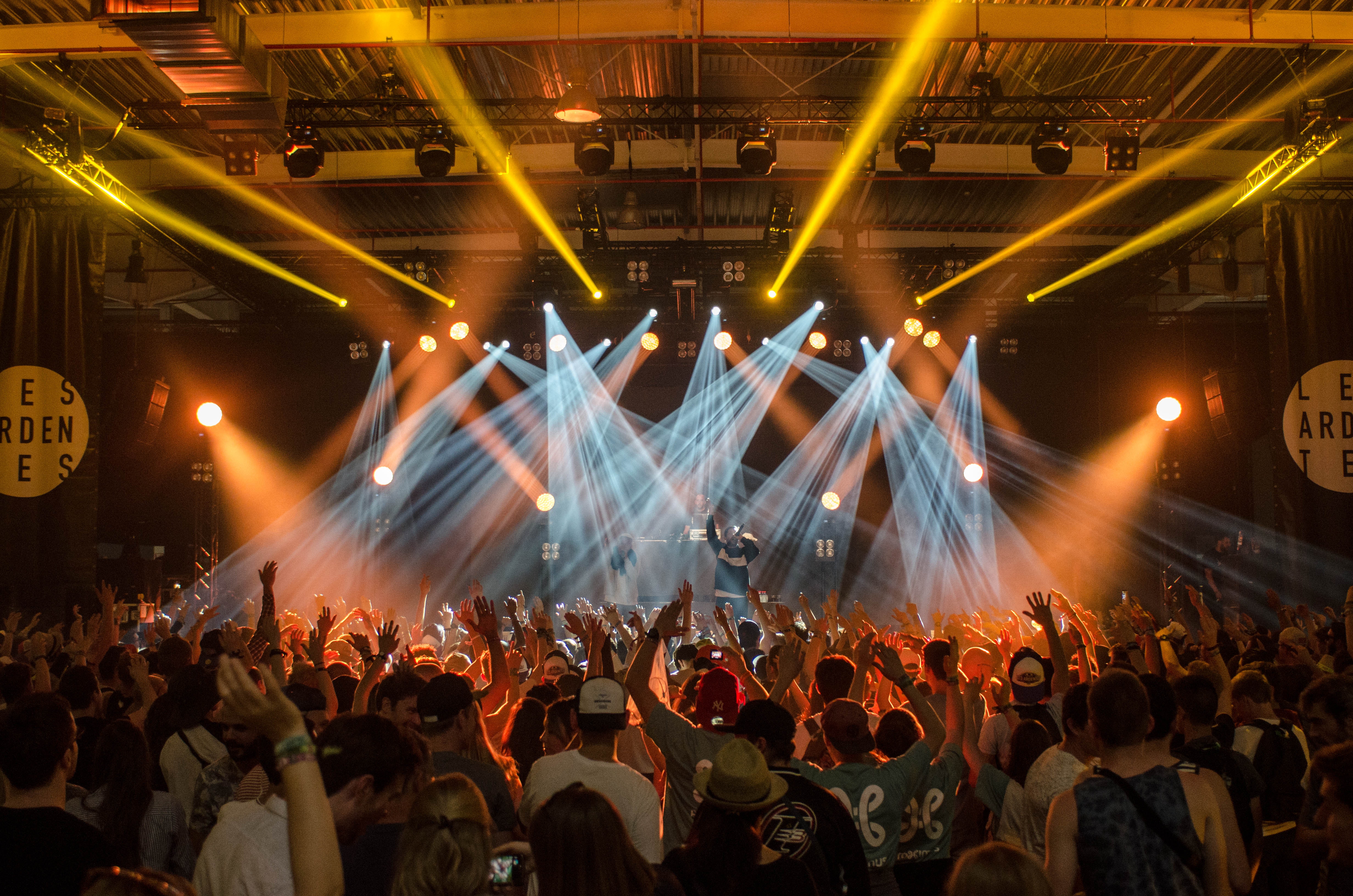 Musikevent med publik